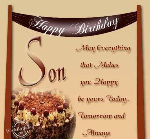 birthday cake for son