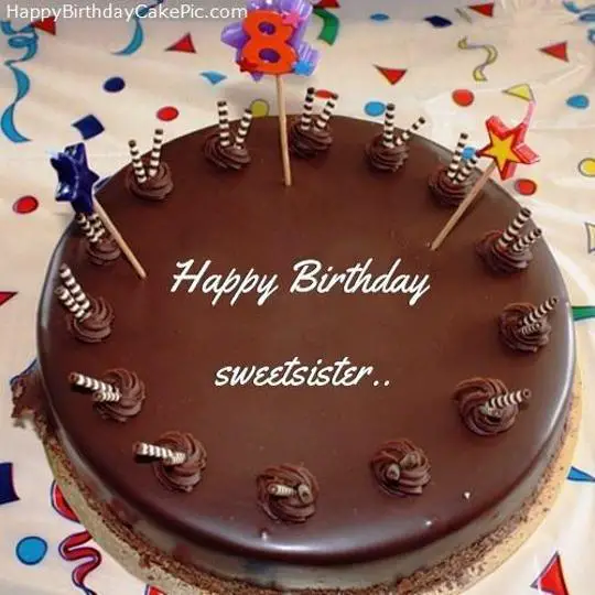birthday cake for sweet sister