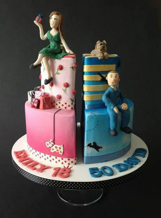 birthday cake for two