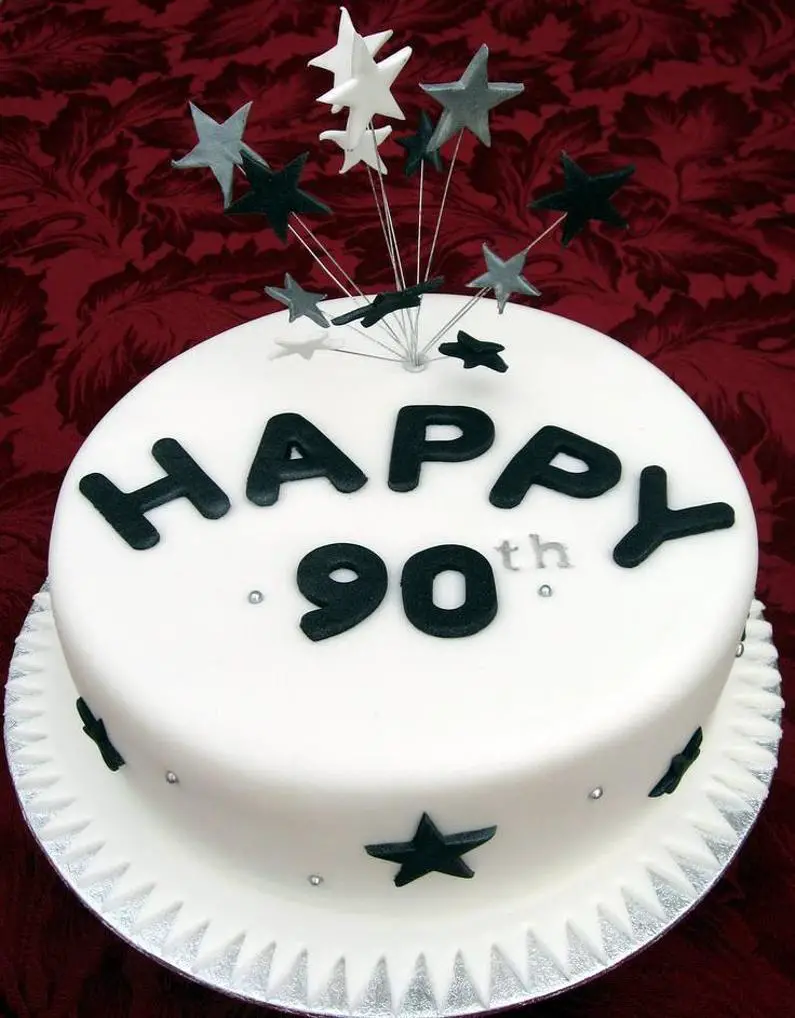 birthday cake ideas for 90 year old man