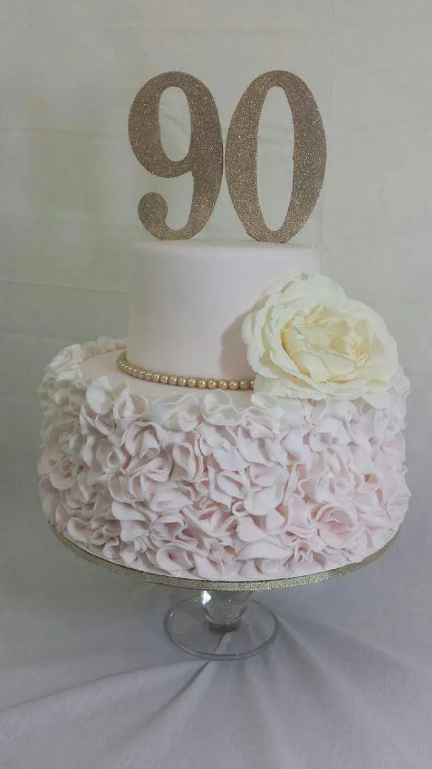 birthday cake ideas for 90 year old woman