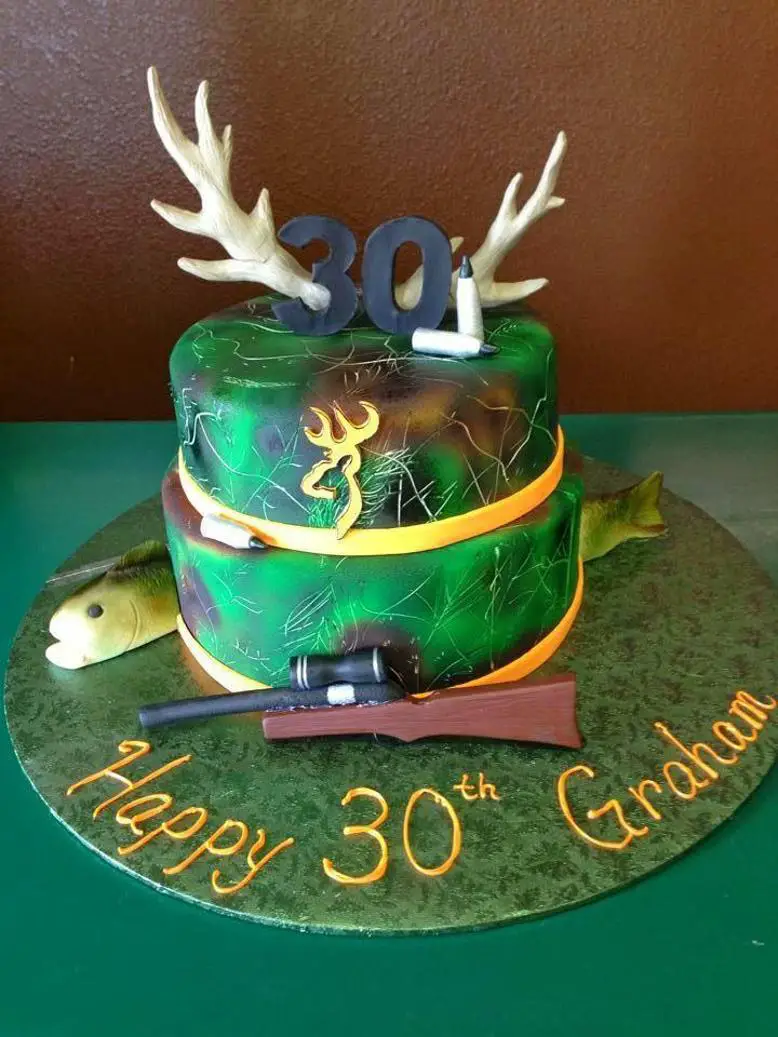birthday cake ideas for hunters