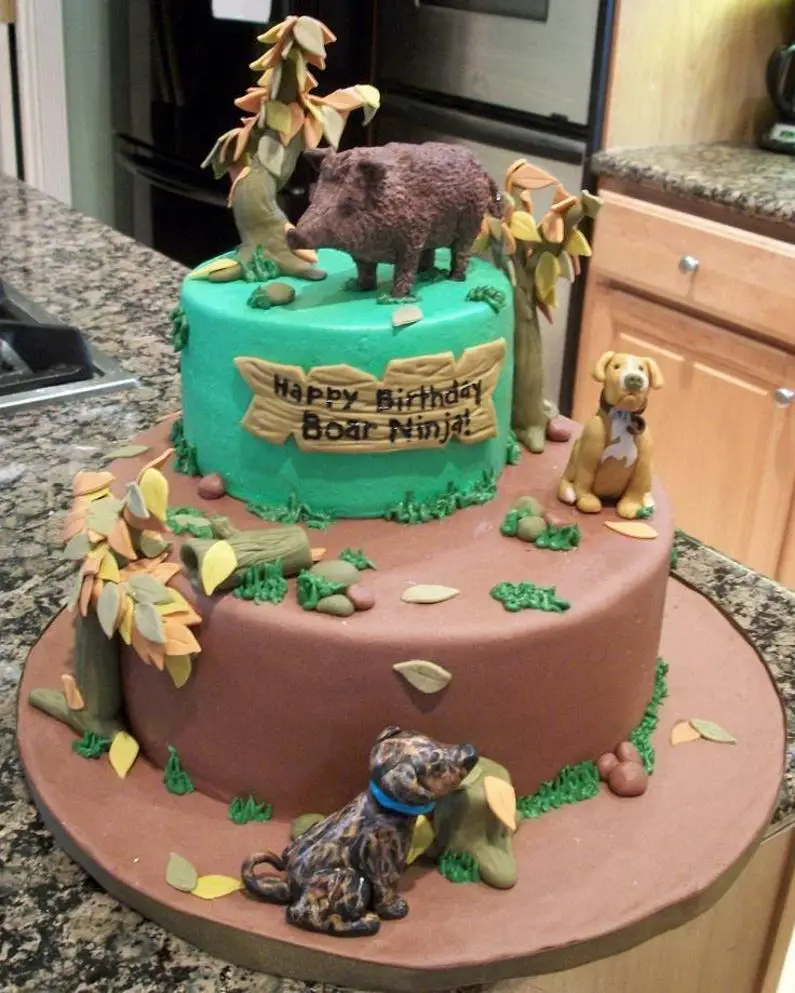 birthday cake ideas for hunters