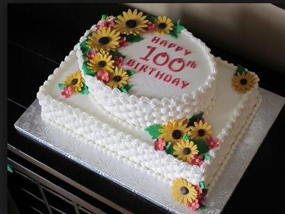 birthday cakes for 100 years old