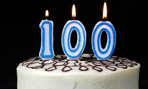 birthday cakes for 100 years old
