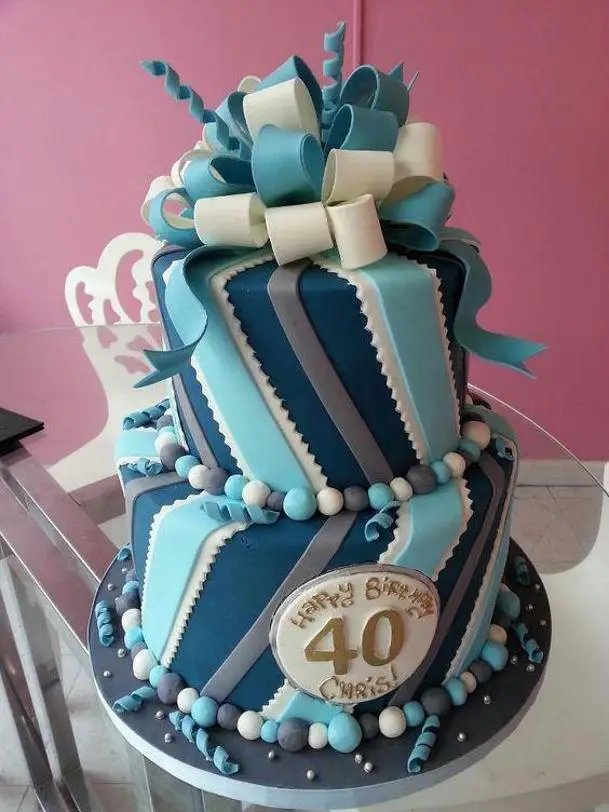birthday cakes for 40 year old