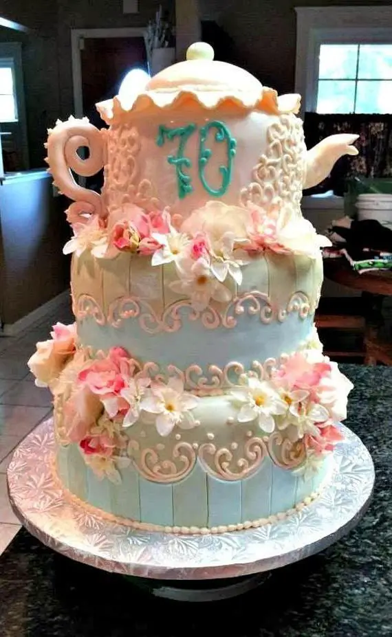birthday cakes for 70 year old female