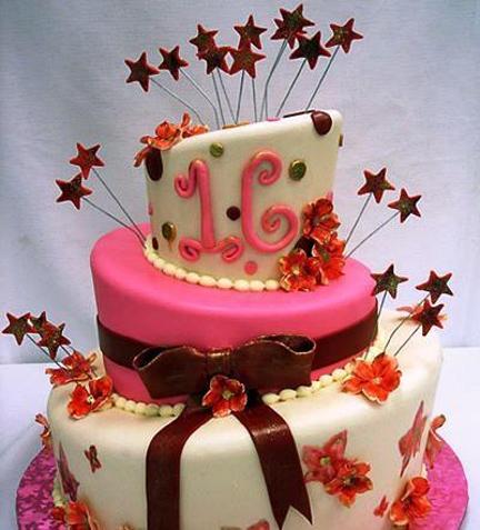birthday cakes for a 16 year old girl