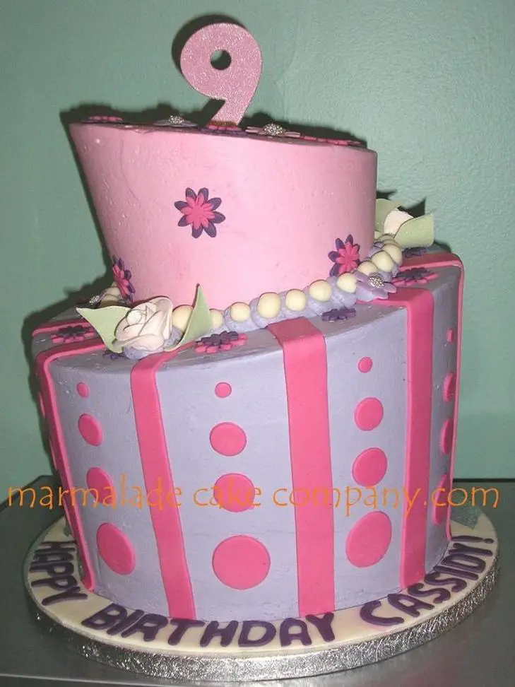 birthday cakes for a 9 year old girl