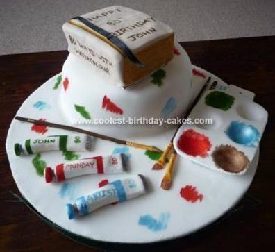 birthday cakes for artists