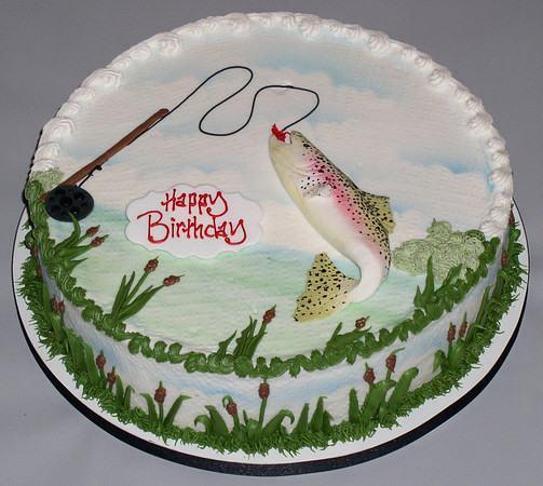 birthday cakes for fishermen