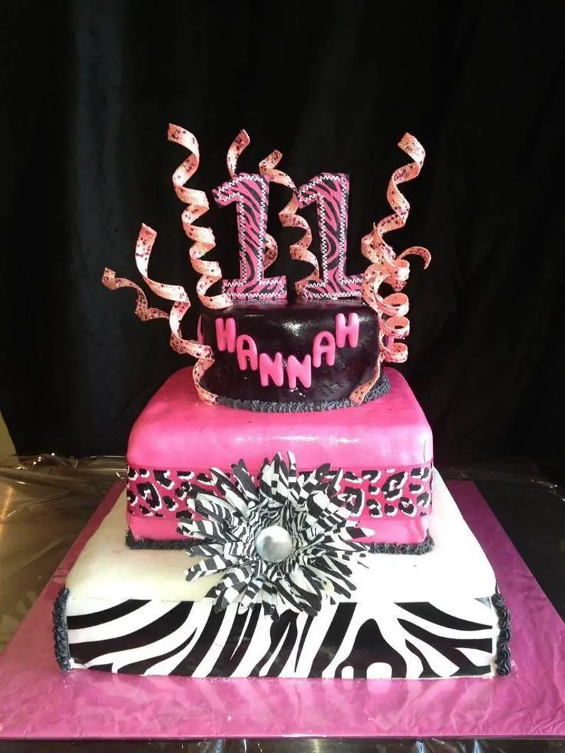 birthday cakes for girls 11th birthday