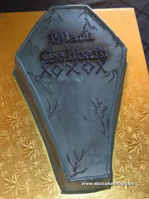 Black Sabbath Birthday Cake