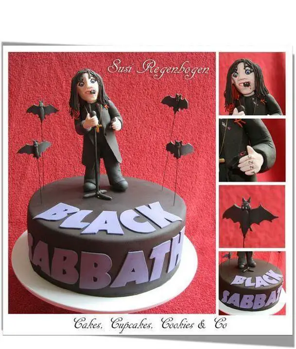 black sabbath birthday cake