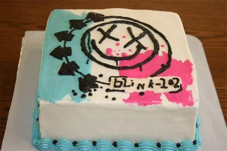 blink 182 birthday cake