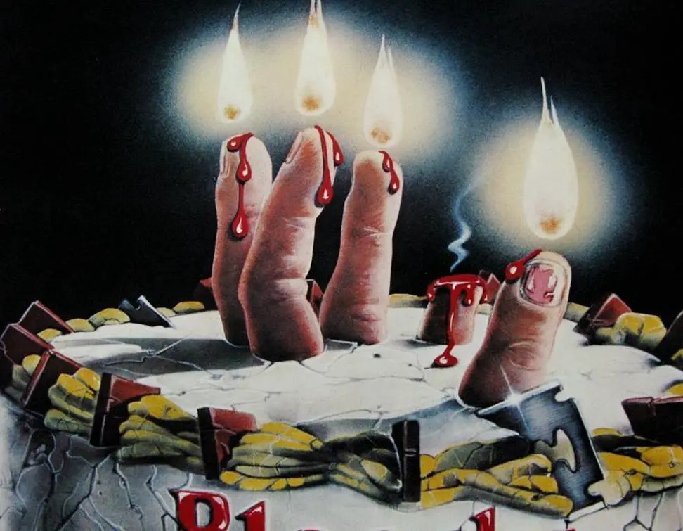bloody birthday cake