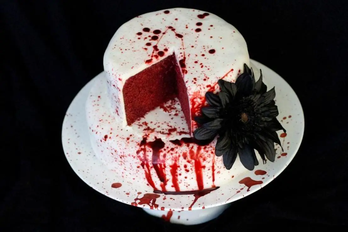 bloody birthday cake
