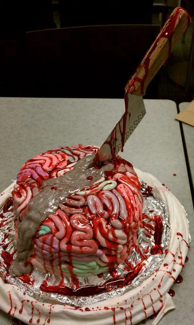 bloody birthday cake