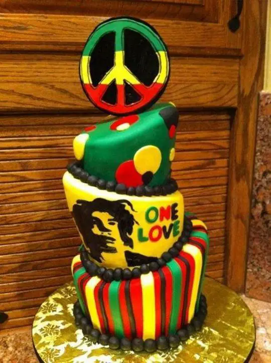 bob marley birthday cakes