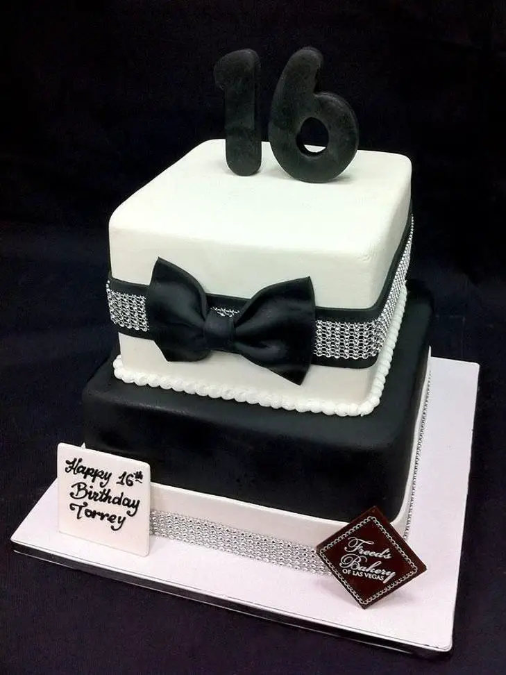 bow tie birthday cake
