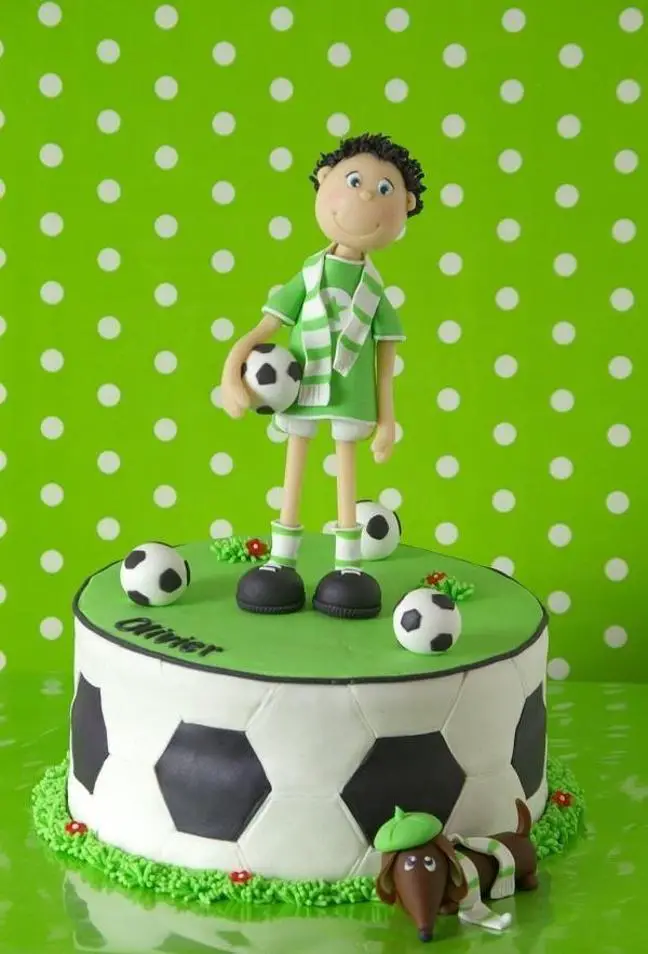 boys football birthday cakes