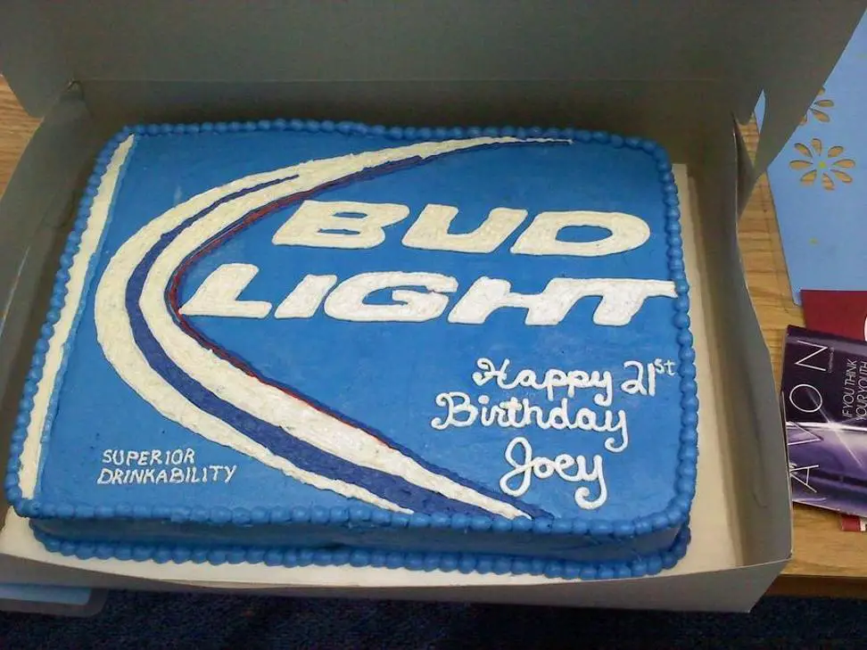 bud light birthday cakes