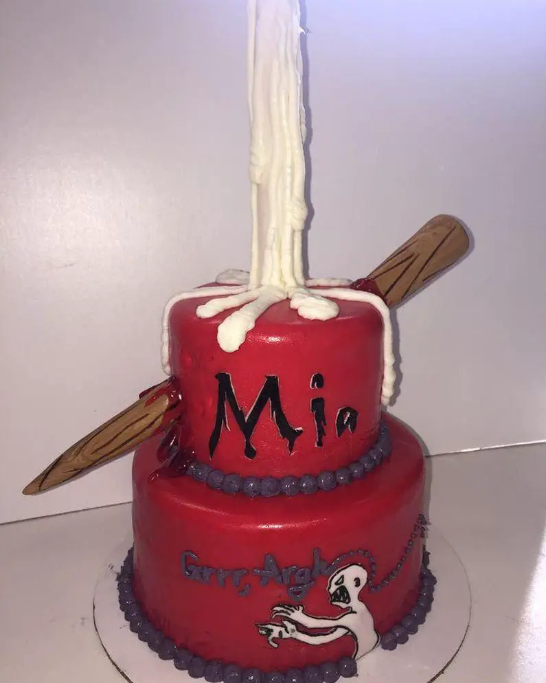 Buffy the vampire slayer birthday cake