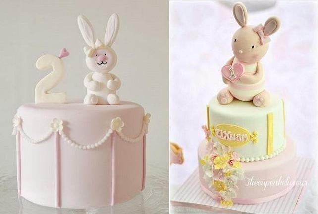 bunny rabbit birthday cake