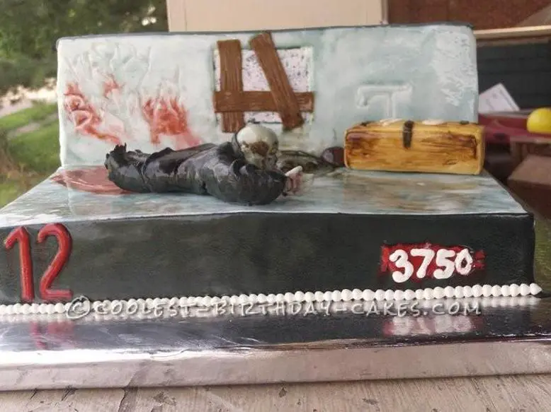 call of duty zombies birthday cake