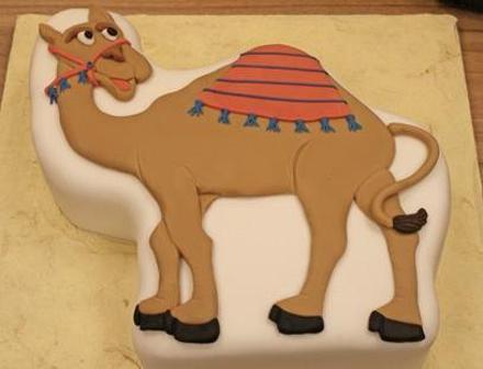 camel birthday cake