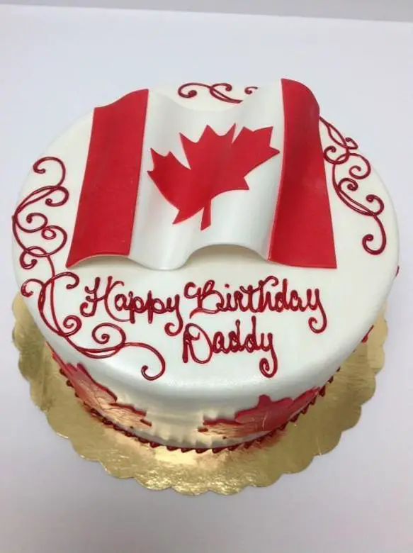 canadian birthday cake