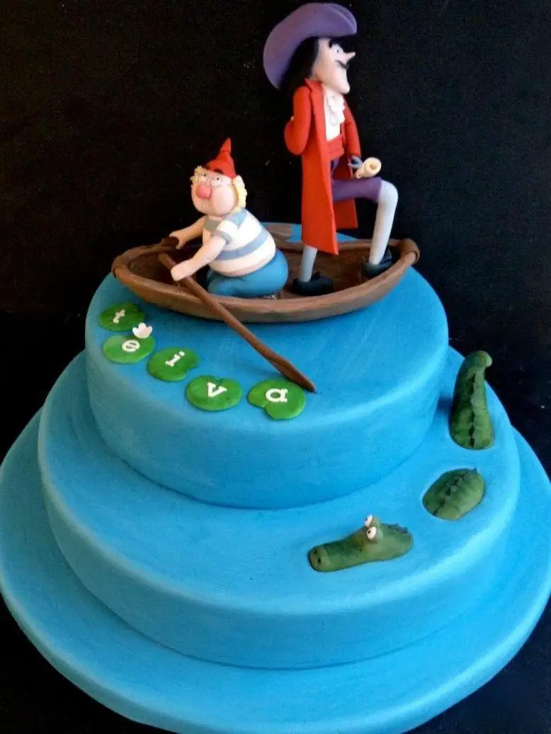 captain hook birthday cake