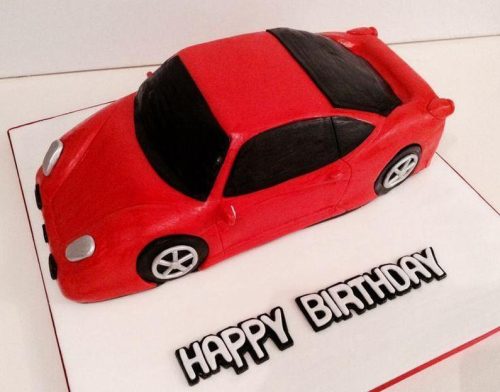 Car birthday cakes for men