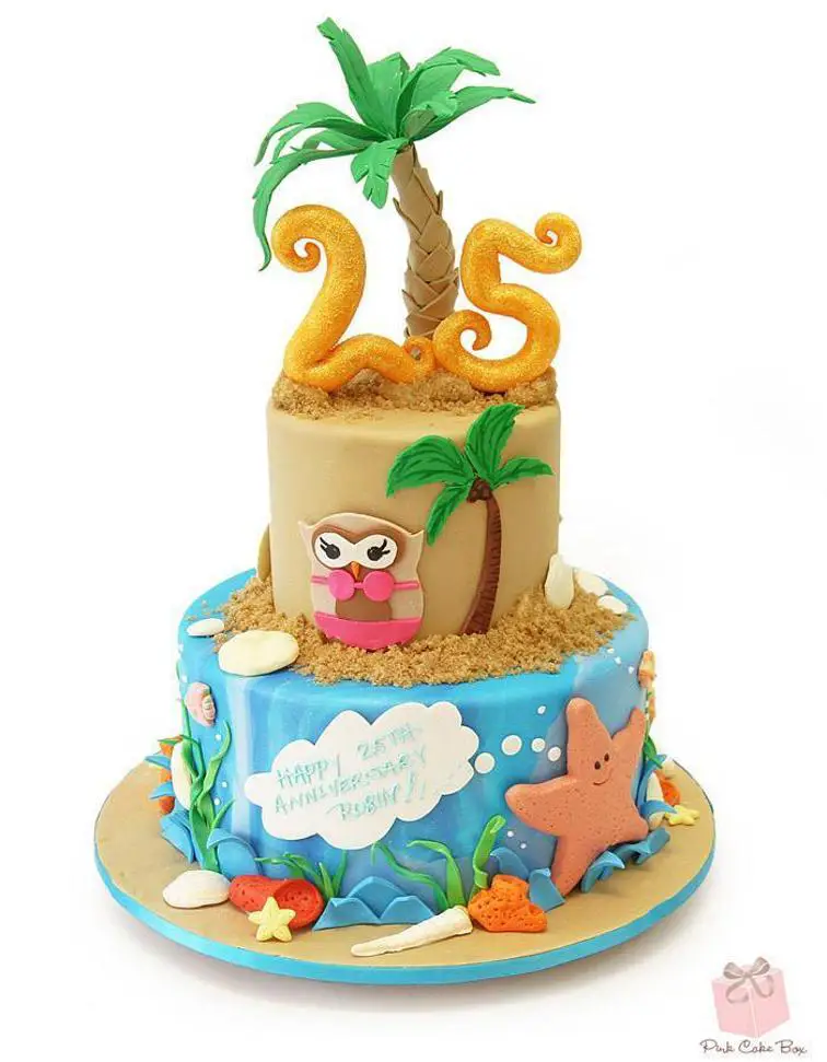 caribbean themed birthday cakes