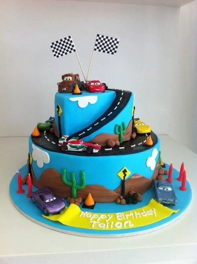 cars 2 birthday cakes