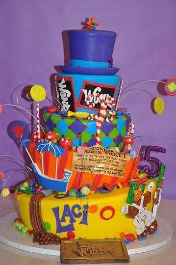 charlie and the chocolate factory birthday cake