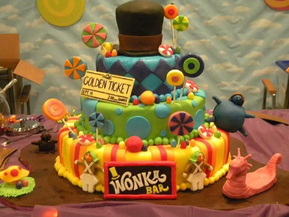 charlie and the chocolate factory birthday cake