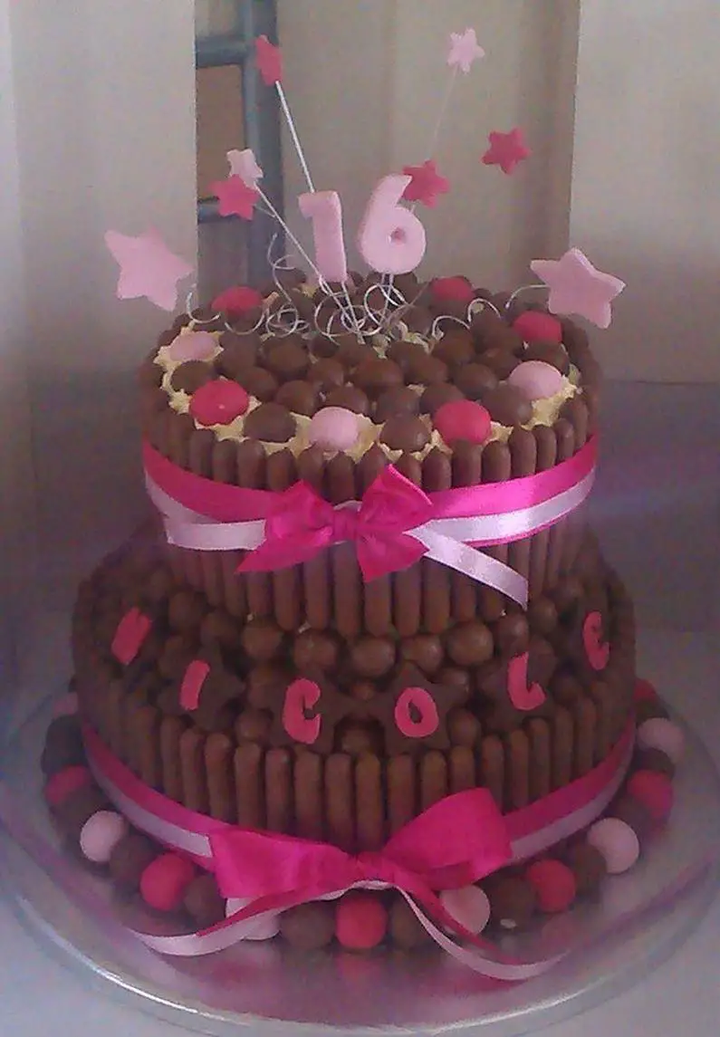 chocolate 16th birthday cakes