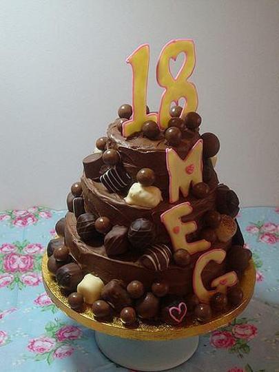 chocolate 18th birthday cakes