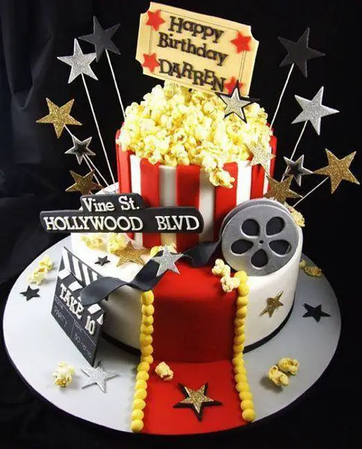 cinema birthday cake