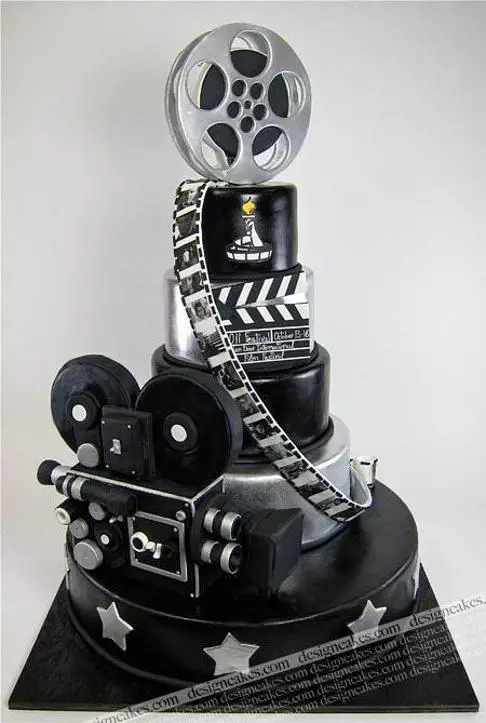 cinema birthday cake