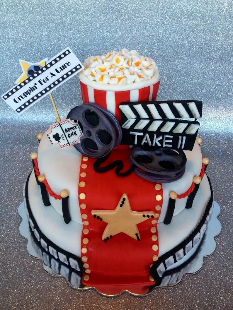 cinema birthday cake