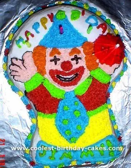 clown birthday cakes