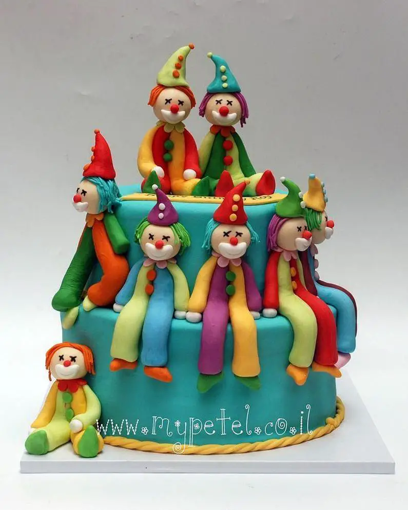 clown birthday cakes