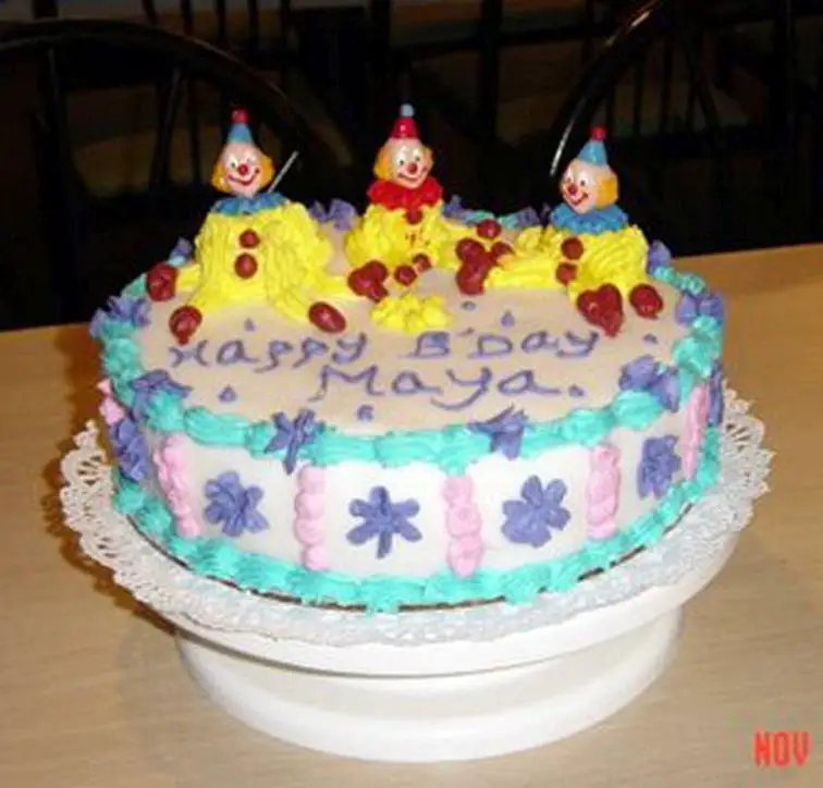 clown birthday cakes