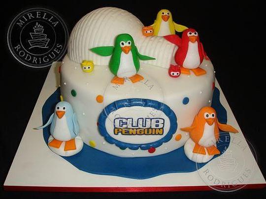 club penguin birthday cake