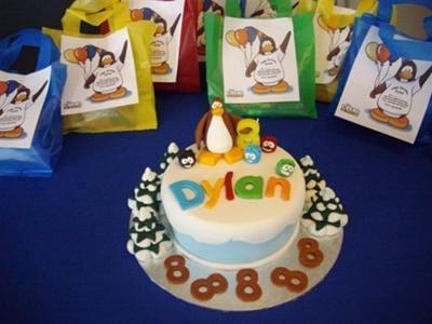 club penguin birthday cake