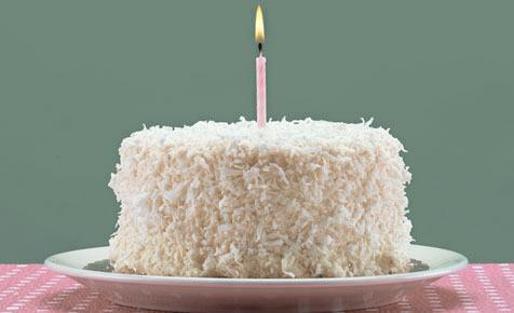 coconut birthday cake