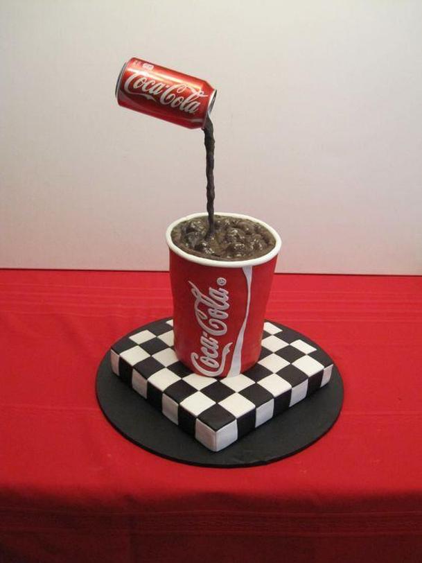 coke birthday cake