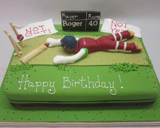 cricket birthday cake